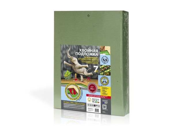 ХВОЙНАЯ ПОДЛОЖКА STEiCO 5.5ММ