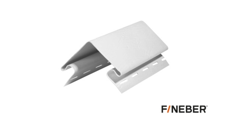 НАРУЖНЫЙ УГОЛ 80ММ FINEBER БЕЛЫЙ 3000ММ