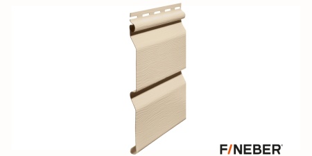ВИНИЛОВЫЙ САЙДИНГ FINEBER STANDART CLASSIC COLOR СЛОНОВАЯ КОСТЬ