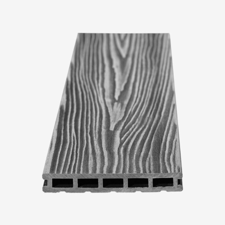 ТЕРРАСНАЯ ДОСКА UNODECK MOGANO СЕРЫЙ 3000х165x24ММ ТЕРРАСНАЯ ДОСКА UNODECK MOGANO СЕРЫЙ 3000х165x24ММ