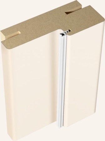 ДВЕРНАЯ СТОЙКА ТЕЛЕСКОПИЧЕСКАЯ 80х38х2100 ЭМАЛИТ ВАНИЛЬ