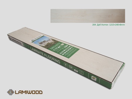 ЛАМИНАТ ЛАМИВУД DINASTY 204 ДУБ УОЛТОН