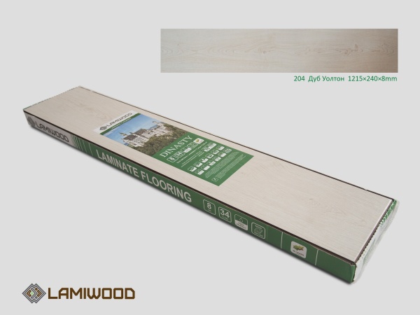 ЛАМИНАТ ЛАМИВУД DINASTY 204 ДУБ УОЛТОН