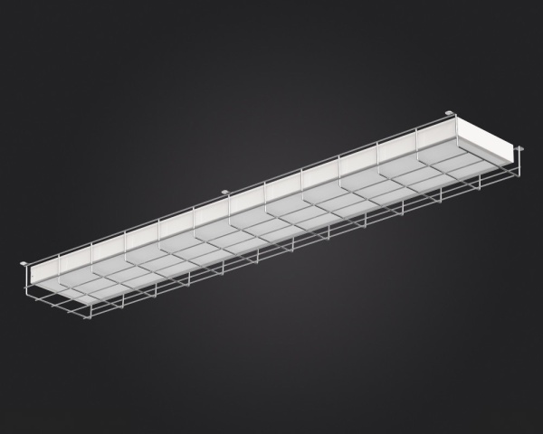 СВЕТИЛЬНИК СВЕТОДИОДНЫЙ ДЛЯ СПОРТЗАЛА С РЕШЕТКОЙ 2х36