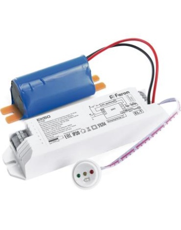БЛОК АВАРИЙНОГО ПИТАНИЯ ДЛЯ СВЕТИЛЬНИКОВ FERON EK50 ДО 50W