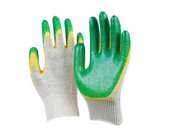 ПЕРЧАТКИ Х/Б С ДВОЙНЫМ ЛАТЕКСНЫМ ОБЛИВОМ