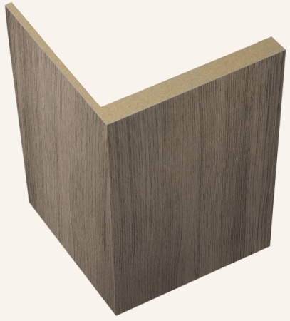 ДВЕРНОЙ НАЛИЧНИК L ТЕЛЕСКОПИЧЕСКИЙ ЭКОШПОН 70Х70Х2200 МУАР ДУБ СЕРЫЙ