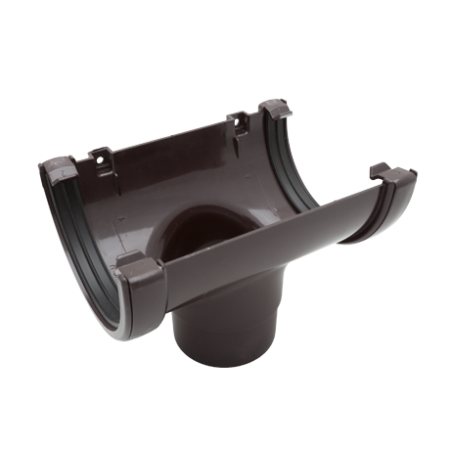 ВОРОНКА ЖЕЛОБА Ø80 FINEBER КОРИЧНЕВАЯ