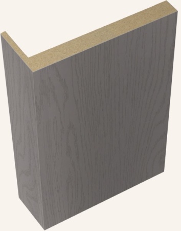 ДВЕРНОЙ НАЛИЧНИК L ТЕЛЕСКОПИЧЕСКИЙ SOFTTOUCH 70Х25Х2200 ЯСЕНЬ ГРЕЙ СТРУКТУРИРОВАННЫЙ