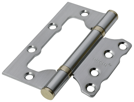 ПЕТЛЯ RUCETTI БЕЗ ВРЕЗХКИ RFN-100*75*2,5 SC МАТОВЫЙ ХРОМ