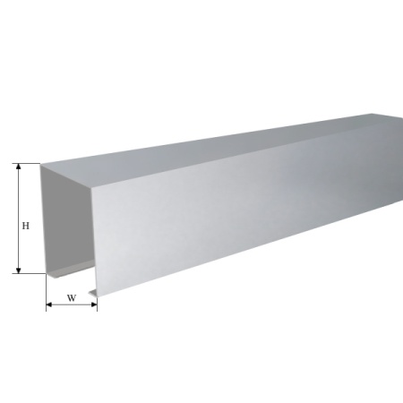 РЕЙКА КУБОТА 3М W30*H50 SCANDY МЕТАЛЛИК МАТОВЫЙ