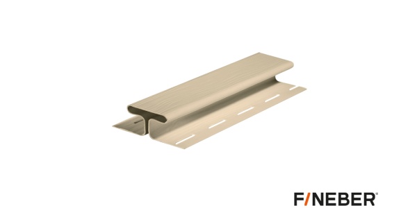 Н-ПРОФИЛЬ СОЕДЕНИТЕЛЬ FINEBER СЛОНОВАЯ КОСТЬ 3000ММ