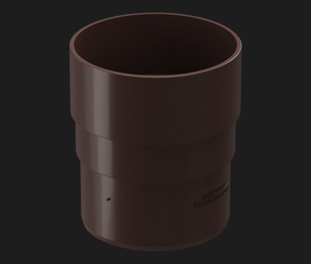 МУФТА СОЕДИНИТЕЛЬНАЯ ДЛЯ ТРУБЫ PREMIUM DÖCKE ШОКОЛАД