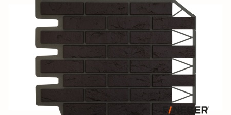 ФАСАДНАЯ ПАНЕЛЬ ДАЧНЫЙ КИРПИЧ БАВАРСКИЙ ТЕМНО-КОРИЧНЕВАЯ