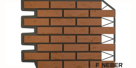 ФАСАДНАЯ ПАНЕЛЬ ДАЧНЫЙ КИРПИЧ БАВАРСКИЙ ТЕРРАКОТОВЫЙ