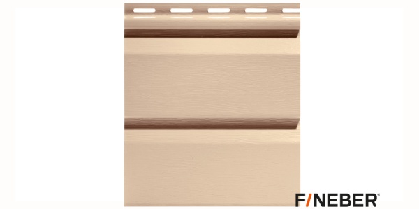 ВИНИЛОВЫЙ САЙДИНГ FINEBER ДАЧНЫЙ CLASSIC COLOR ЛЁН