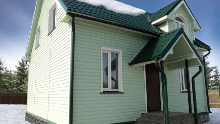 ВИНИЛОВЫЙ САЙДИНГ FINEBER STANDART CLASSIC COLOR ЛАЙМ