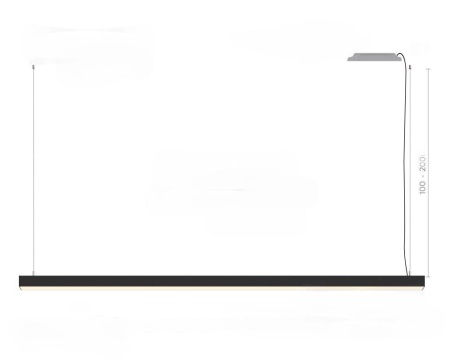 ПОДВЕСНОЙ СВЕТОДИОДНЫЙ СВЕТИЛЬНИК LP35-2000 4000К