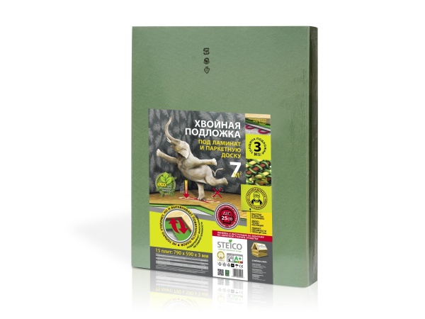 ХВОЙНАЯ ПОДЛОЖКА STEiCO 3ММ