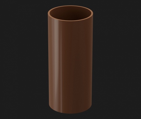 ТРУБА ВОДОСТОЧНАЯ Ø86 3 М PREMIUM DÖCKE КАШТАН