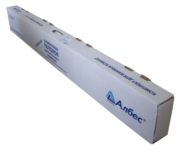 КОМПЛЕКТ РЕЕЧНОГО ПОТОЛКА 1.7х1.7 БЕЛЫЙ ЖЕМЧУГ