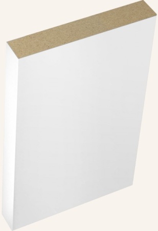 ДВЕРНОЙ НАЛИЧНИК ЛАМИНАТ 58Х10Х2200 БЕЛЫЙ
