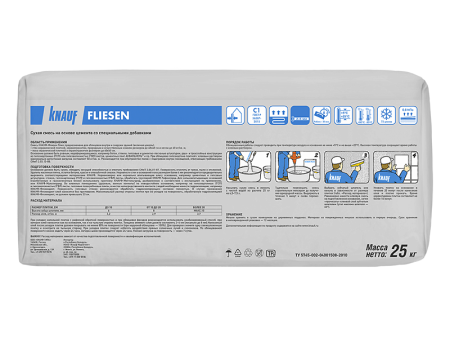 КНАУФ-ФЛИЗЕН ПЛЮС КЛЕЙ ПЛИТОЧНЫЙ