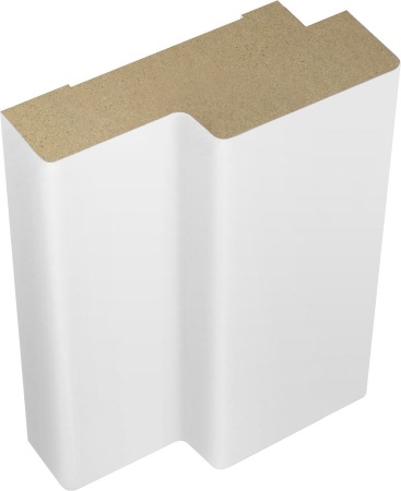 ДВЕРНАЯ КОРОБКА ЛАМИНАТ 74Х30ММ БЕЛАЯ