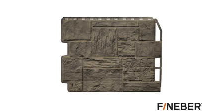 ФАСАДНАЯ ПАНЕЛЬ ДАЧНЫЙ ТУФ 3D ДЫМЧАТЫЙ