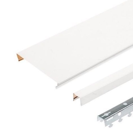 КОМПЛЕКТ РЕЕЧНОГО ПОТОЛКА 1.7х1.7 БЕЛЫЙ МАТОВЫЙ