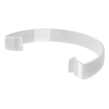 СКОБА ФИКСИРУЮЩАЯ ПВХ FINEBER БЕЛАЯ