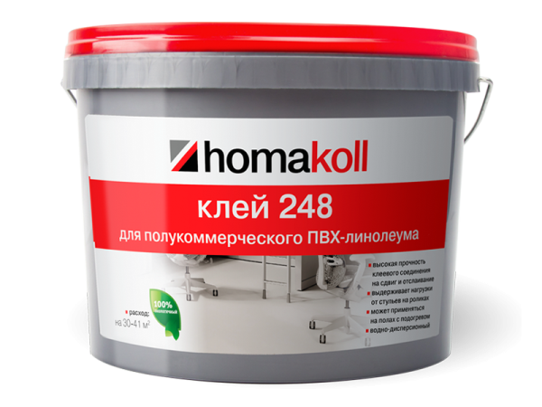 КЛЕЙ ДЛЯ КОВРОЛИНА HOMAKOLL 248 4КГ