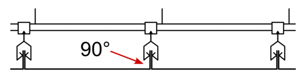 КАССЕТА АЛЮМИНИЕВАЯ AP 600 AC/90° БЕЛАЯ