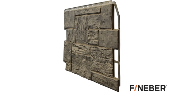 ФАСАДНАЯ ПАНЕЛЬ ДАЧНЫЙ ТУФ 3D ДЫМЧАТЫЙ