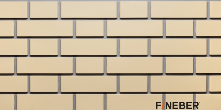 ФАСАДНАЯ ПАНЕЛЬ FINEBER ДАЧНЫЙ КИРПИЧ КЛИНКЕРНЫЙ ЖЁЛТЫЙ