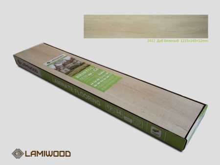 ЛАМИНАТ ЛАМИВУД BRISTOL 2412 ДУБ БЕЛЕНЫЙ