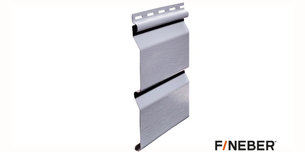ВИНИЛОВЫЙ САЙДИНГ FINEBER STANDART CLASSIC COLOR СЕРО-ГОЛУБОЙ