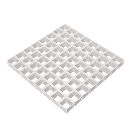 ГРИЛЬЯТО ПОТОЛОК БЕЛЫЙ GL15 38ММ 75*75ММ