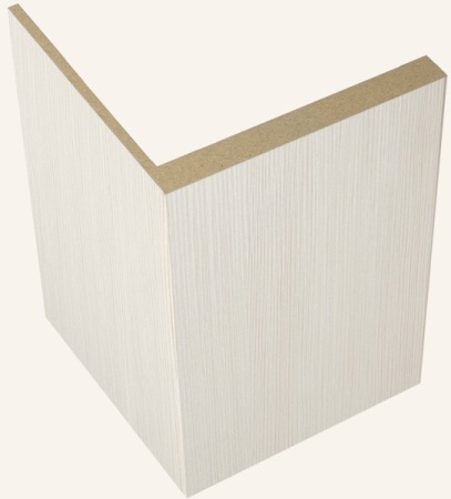 ДВЕРНОЙ НАЛИЧНИК L ТЕЛЕСКОПИЧЕСКИЙ ЭКОШПОН 70Х70Х2200 МУАР ДУБ БЕЛЫЙ