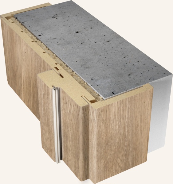 ДВЕРНОЙ НАЛИЧНИК L ТЕЛЕСКОП ЭКОШПОН 70Х25Х2200 ДУБ ЕВРОПЕЙСКИЙ