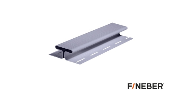 Н-ПРОФИЛЬ СОЕДЕНИТЕЛЬ FINEBER СЕРО-ГОЛУБОЙ 3000ММ