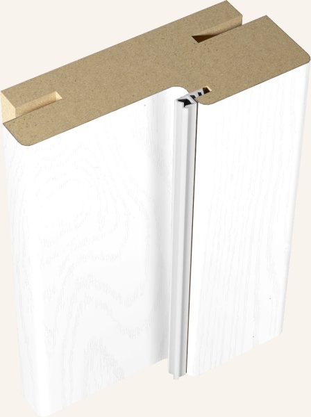 ДВЕРНАЯ СТОЙКА ТЕЛЕСКОП 44 SOFTTOUCH 80х38х2100 ЯСЕНЬ БЕЛЫЙ СТРУКТУРНЫЙ